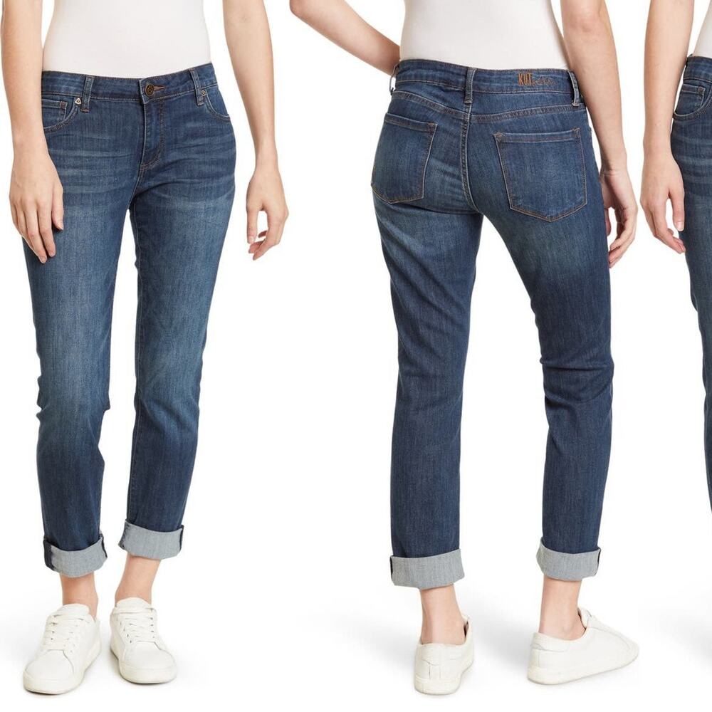 Kut from the Kloth Boyfriend Cuffed Jeans